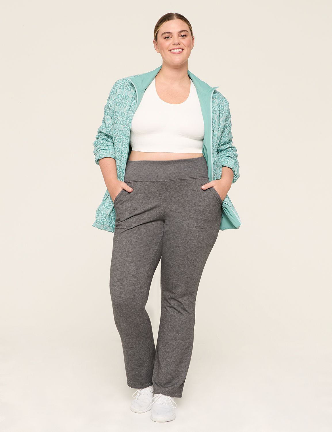 LIVI draadloze naadloze sportbeha met gemiddelde impact