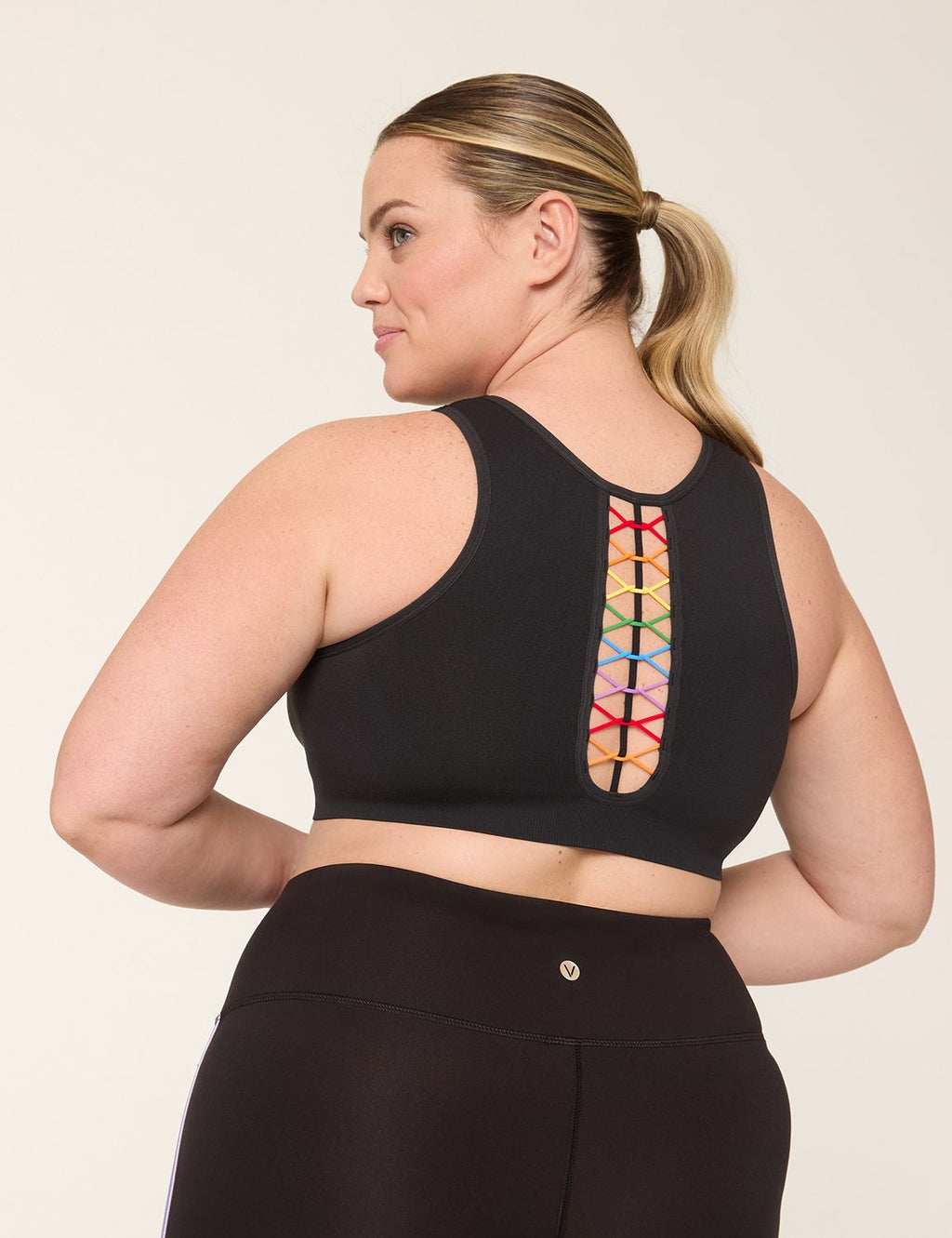 LIVI draadloze naadloze sportbeha met gemiddelde impact