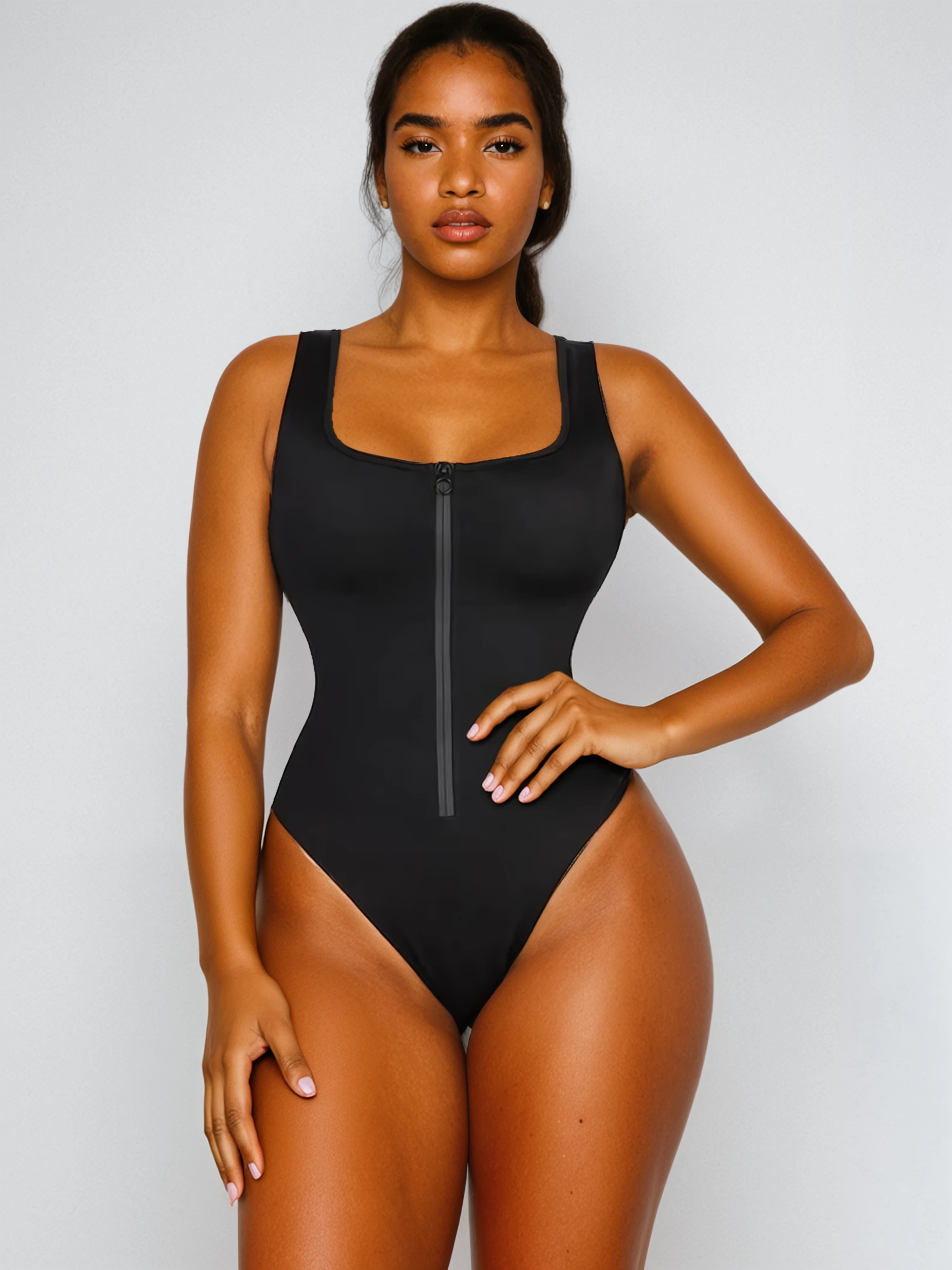 Be Yourself® Romy - Shaping zwempak met ritssluiting