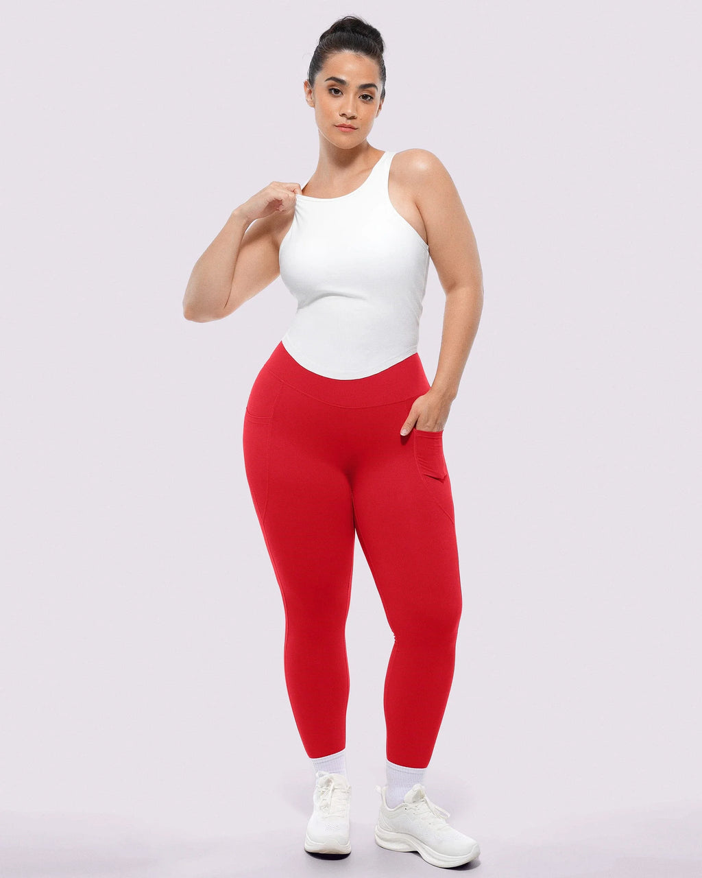 NeoSweat® AirSlim® vormgevende legging met hoge taille en steekzakken