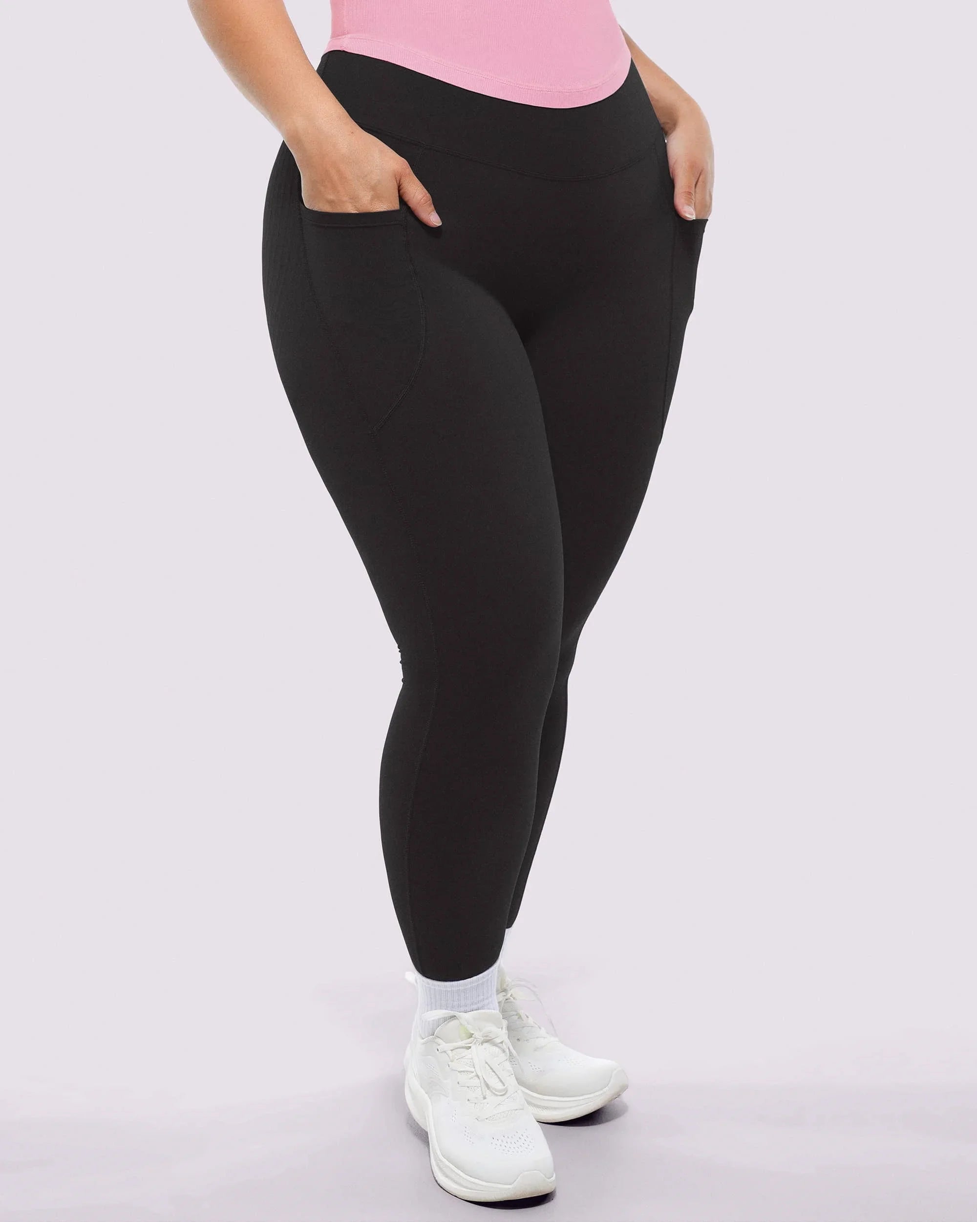 NeoSweat® AirSlim® vormgevende legging met hoge taille en steekzakken