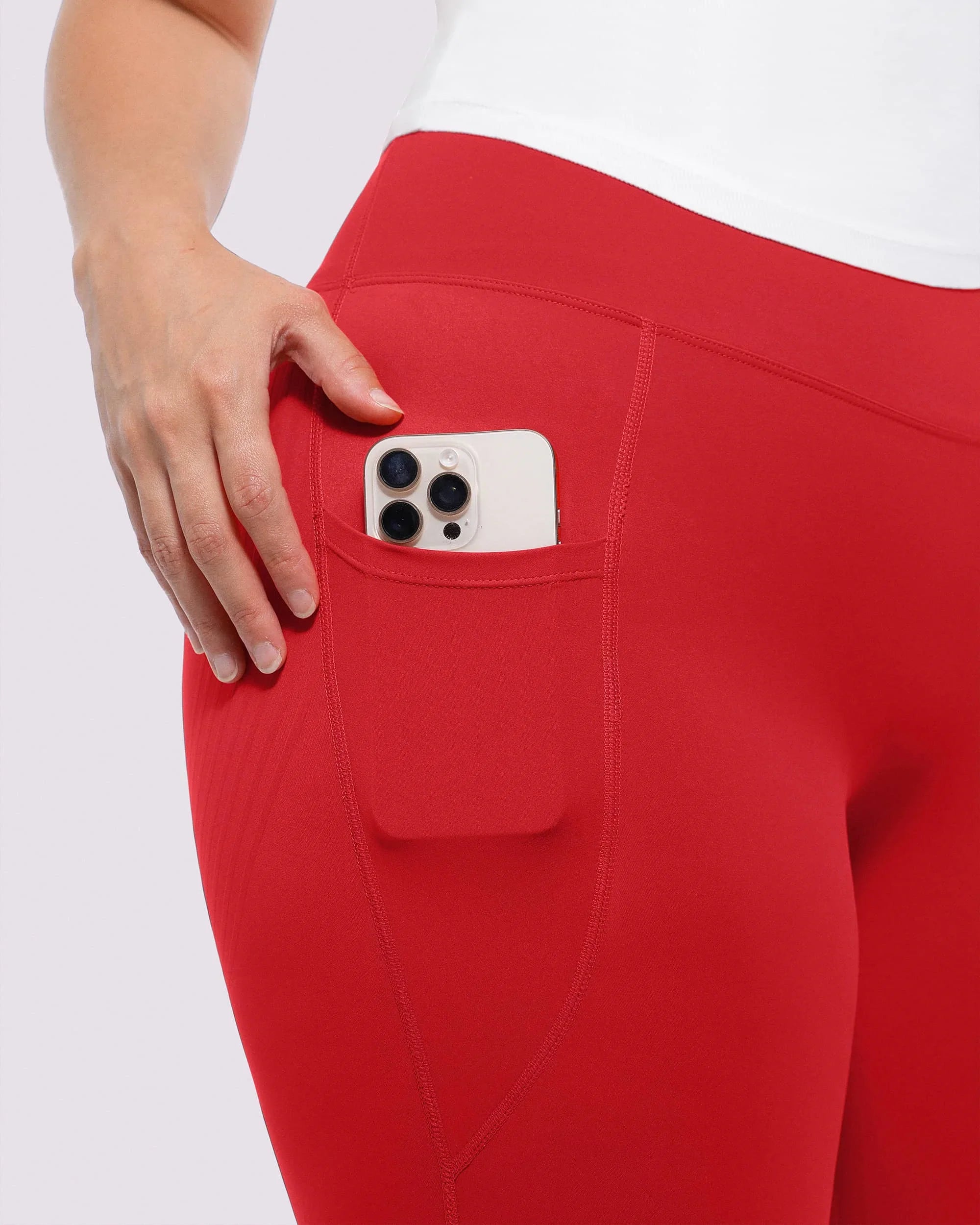 NeoSweat® AirSlim® vormgevende legging met hoge taille en steekzakken