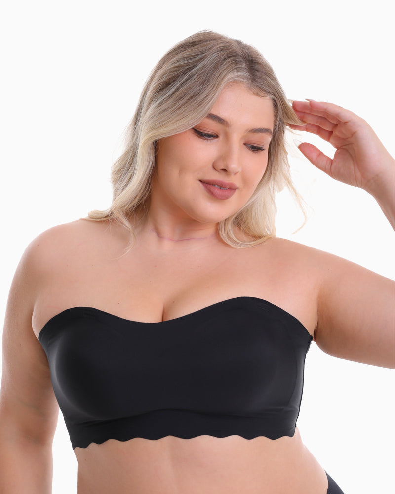 Strapless onzichtbare push-up bh